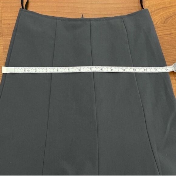 Pleated knitted skirt in gray Size Small - Picture 6 of 15